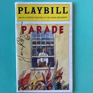 Jason Robert Brown Signed Playbill Parade Open Night Original Broadway Cast 1998
